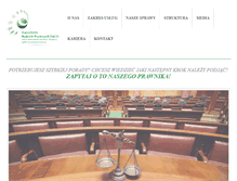 Tablet Screenshot of kancelaria.euco.pl