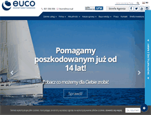 Tablet Screenshot of euco.pl